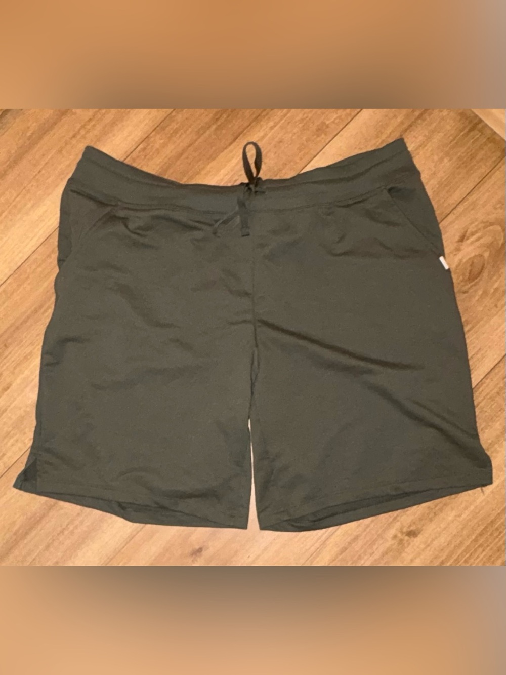 Athletic Works Drawstring Athletic Shorts - Olive Green